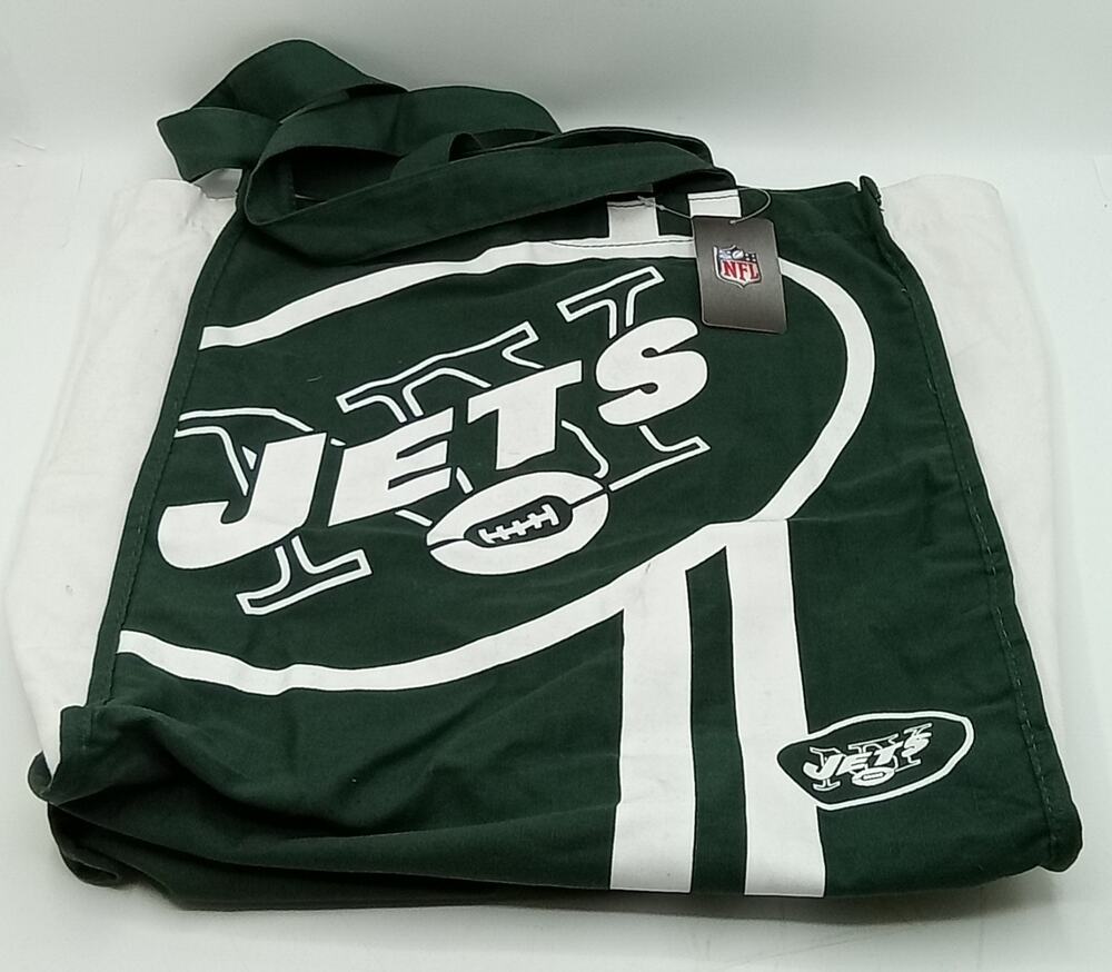 New York Jets NFL Little Earth Reusable Shopping Bag 12" x 14"